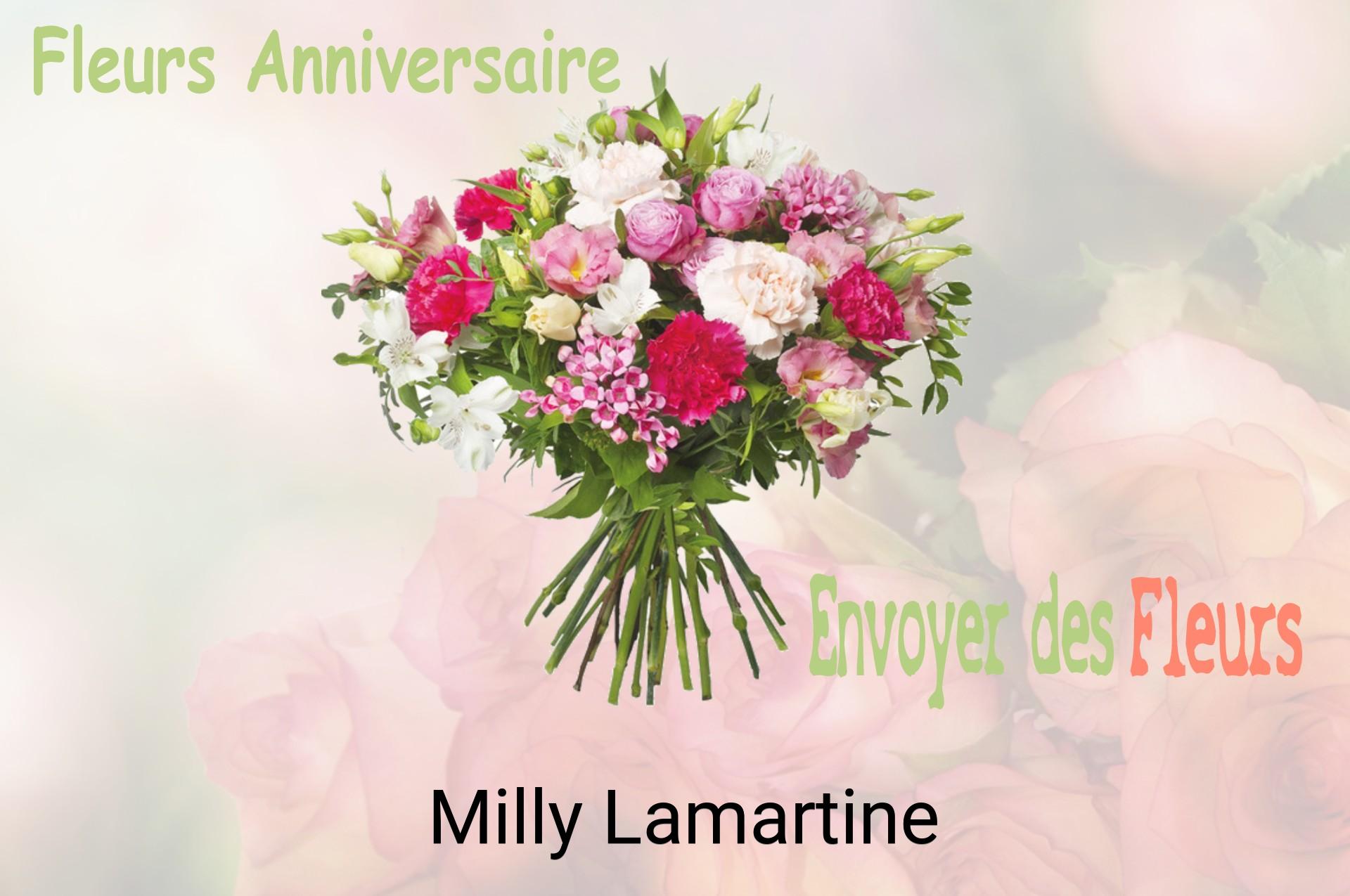 Bouquet de fleurs d’anniversaire livré à Milly-Lamartine
